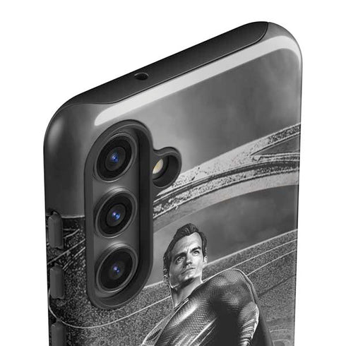 The Justice League (2017) Superman Poster Galaxy S24 Plus Impact Case